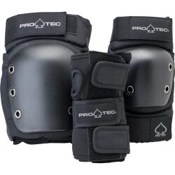 סט מגינים לילדים ונוער Junior Street Gear 3 Pack – Black