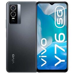 טלפון סלולרי Vivo Y76 5G 128GB 8GB RAMV+ כיסוי עור ספר Y76 חום מתנה