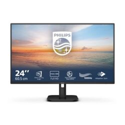 מסך מחשב 24 אינץ’ Full HD IPS עם 120Hz, 1ms MPRT, רמקולים מובנים והגנת עיניים | Philips 24E1N1100A
