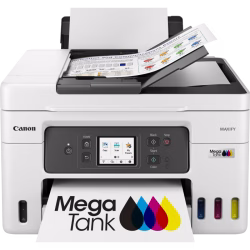 מדפסת אלחוטית 4 ב-1 עם פקס Canon MAXIFY GX4040 – צבע לבן שנתיים אחריות ע"י היבואן הרשמי