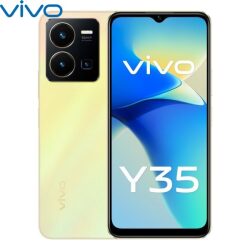 מכשיר סלולרי Vivo Y35 יבואן רשמי מבית VIVO עם נפח 256GB+8GB צבע זהב