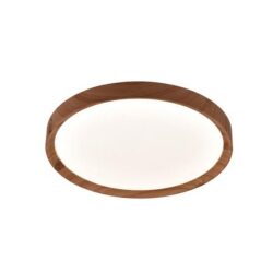 מנורת תקרה צמודת תקרה עגולה פורניר LED CCT