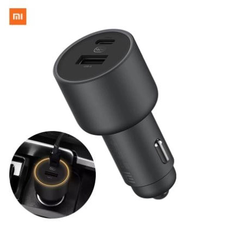 מטען לרכב עם שתי יציאות XIAOMI 100W מטען לרכב עם שתי יציאות XIAOMI 100W