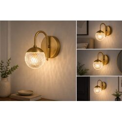 מנורת קיר LED דגם חריצים CCT