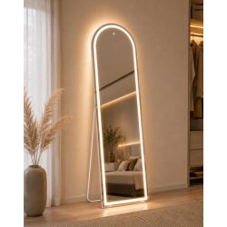 מראת גוף עם תאורת LED דגם סנטה