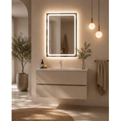 מראת תלייה לקיר עם תאורת LED דגם ויקי