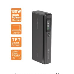 מטען נייד 130W עם צג דיגיטלי 20000mAh MIRACASE MPB20PD130W