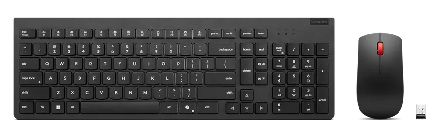 סט מקלדת ועכבר אלחוטי Lenovo Essential Wireless Combo 2 סט מקלדת ועכבר אלחוטי Lenovo Essential Wireless Combo 2